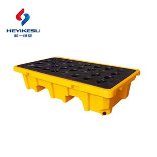 防渗托盘机油桶单托桶两桶四桶化学品危化品盛漏液漏体漏塑BMB料