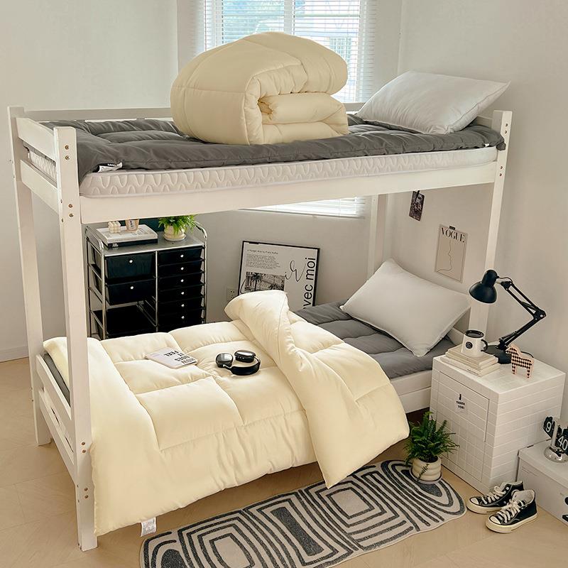 开学铺季被子六件定制宿室套被芯床垫枕头企三件套政人业工地宿室