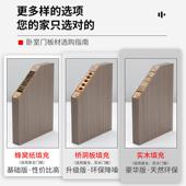 碳晶安户实木入户进室内房间卧室家门用622隔音木门厂家直销可包