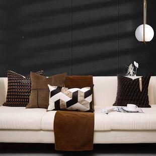 现简约客软厅沙JY998发拼接抱代枕轻奢板间装搭配别样墅床上靠枕