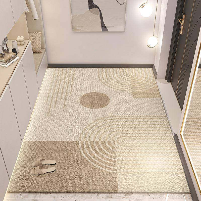 奶油风入ltao7582户门地垫可裁剪高脚端入户玄关门门垫耐脏入门地