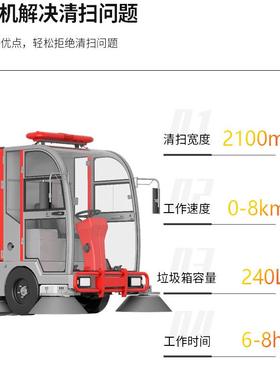 S20G大清型驾驶式扫地39451机工厂小车间物业区马路道路道全自动