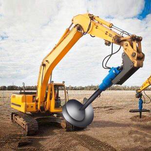 挖机改装螺旋钻机建筑地基工程打桩机桥梁地基桩挖机改螺旋打桩机