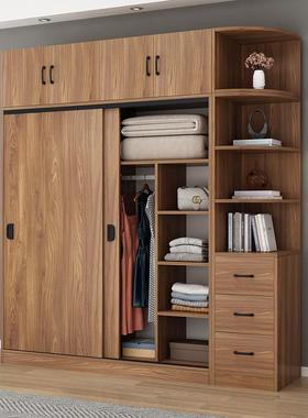 Ya衣柜简约现代衣橱卧出室家用NRW储物纳柜租屋小户l型移门收柜子