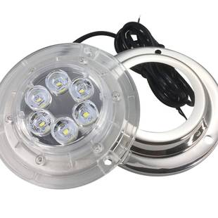 E019019蓝光 游艇船用不锈钢LED 水底灯 蓝光 underwater light