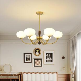 客吊厅灯中古风卧灯新款新中式家室用护餐厅灯眼中山845家装灯饰