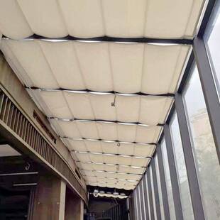 阳光房顶棚电动天棚帘智能遮阳帘玻璃采光顶防晒遮光帘遮阳网厂家