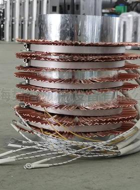 QZD铜散片加器电加热热圈电加热器铜大热功率紫电加热器导热油暖