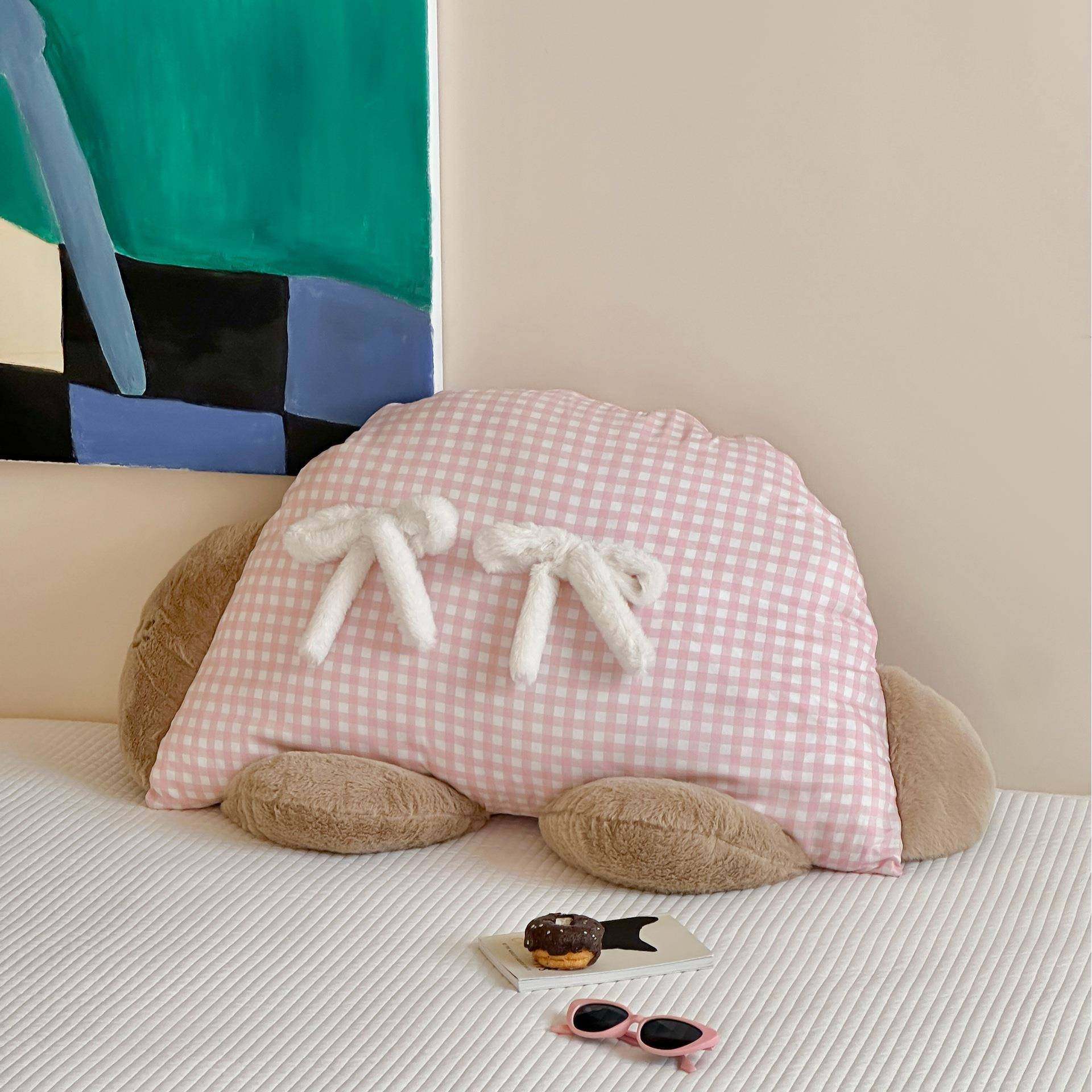 沙发枕卡通头靠垫床上大靠枕沙发靠背靠床垫软单品包抱长抱枕睡觉,居家布艺,抱枕被,淘宝优惠券,粉丝福利购,淘宝优惠卷