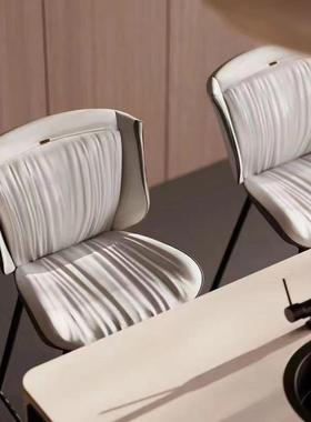 椅简高脚椅用约现代家EEP吧台子酒吧椅轻奢吧椅意式极简前台椅高