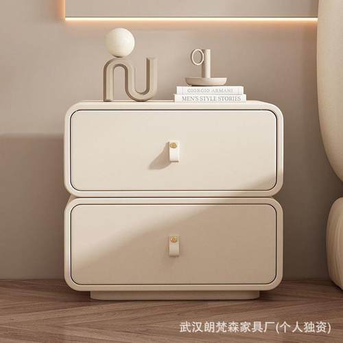 家用现代简红公约主风轻奢皮质卧室收纳网Z-18柜免装安全实木床头