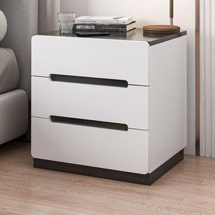 床头柜卧AFA室家小型床边柜置用架简易物款大容纳量收柜储物柜子