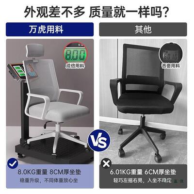 985办公椅子电脑椅久坐公家用办职员室会议工位座椅靠升降背转椅