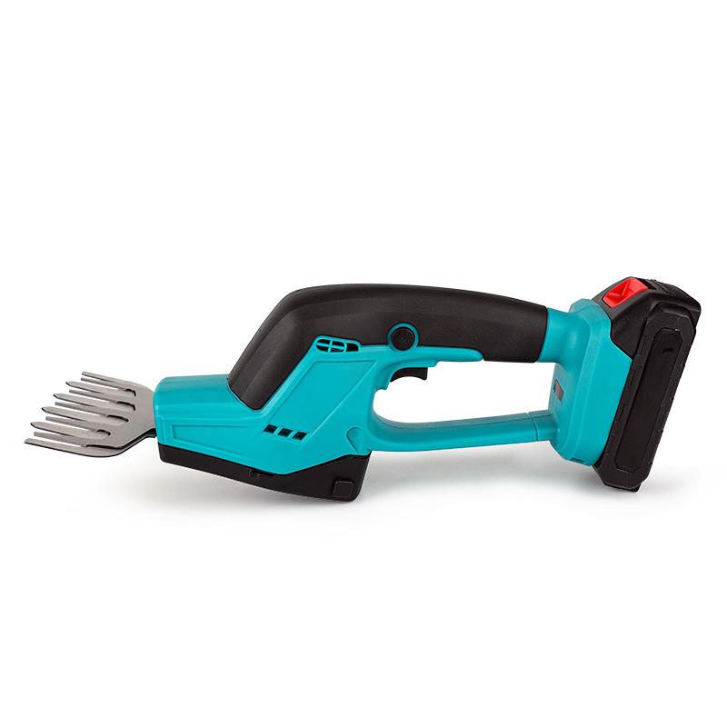 手持AAO电修动线篱笆剪无充电式剪枝剪草机锂电绿篱机替换刀头可