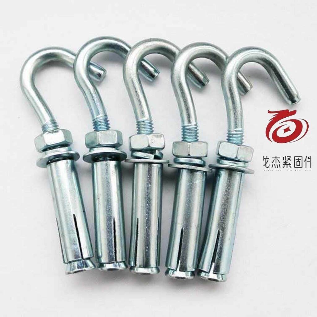 镀锌膨胀带钩螺丝挂钩拉