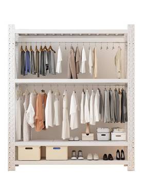 钢制货架衣柜宿25216舍出租房家用挂架衣厨卧室纳简衣易包置物收