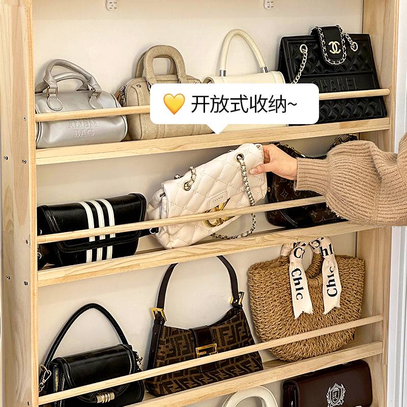门后置物架家用夹缝收纳柜缝隙超窄极窄包架分层架窄缝收纳架