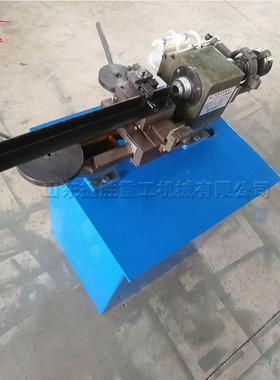 铁管头封头机 钢制家具腿圆头封口端机动 电平器头JS-GFK40钢管旋