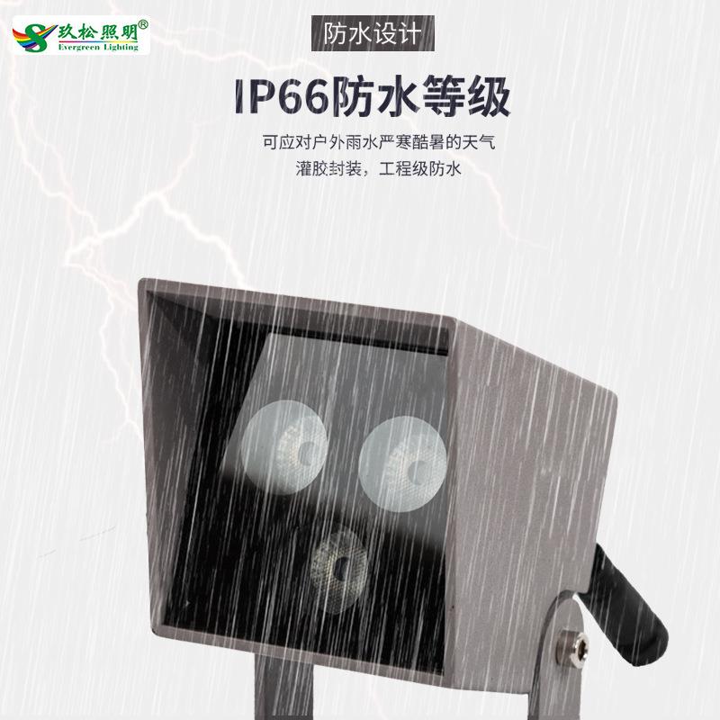 防院水工投程方形光JS-TGD01灯 外建筑亮化户照树灯 草坪绿化庭灯