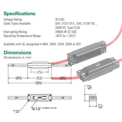 0496175.ZXY-CN力特Littelfuse32V直列汽车保险丝496175CablePro