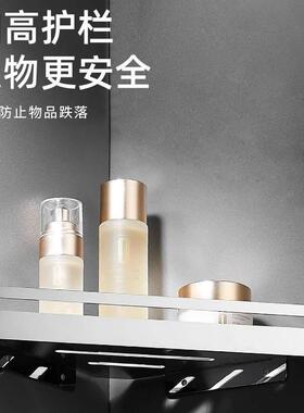 酒店室角置物架304不锈钢简浴约高端卫生间转角收纳篮架LVJ免打三
