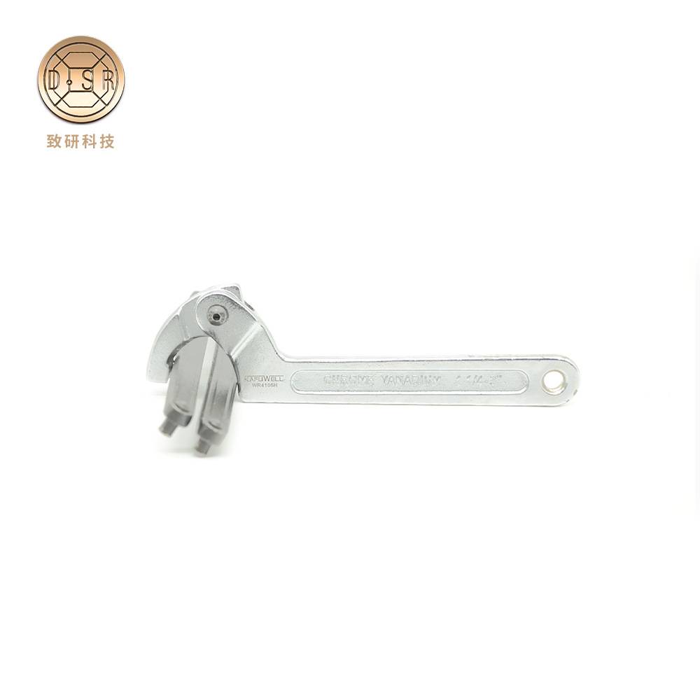 扳手工具 高精度不锈钢圆规扳手+勾型月牙竖孔圆螺母扳手