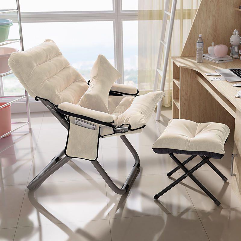 折椅叠躺椅学宿舍电UFW脑办公室舒背适午休午睡懒人靠椅子沙发生