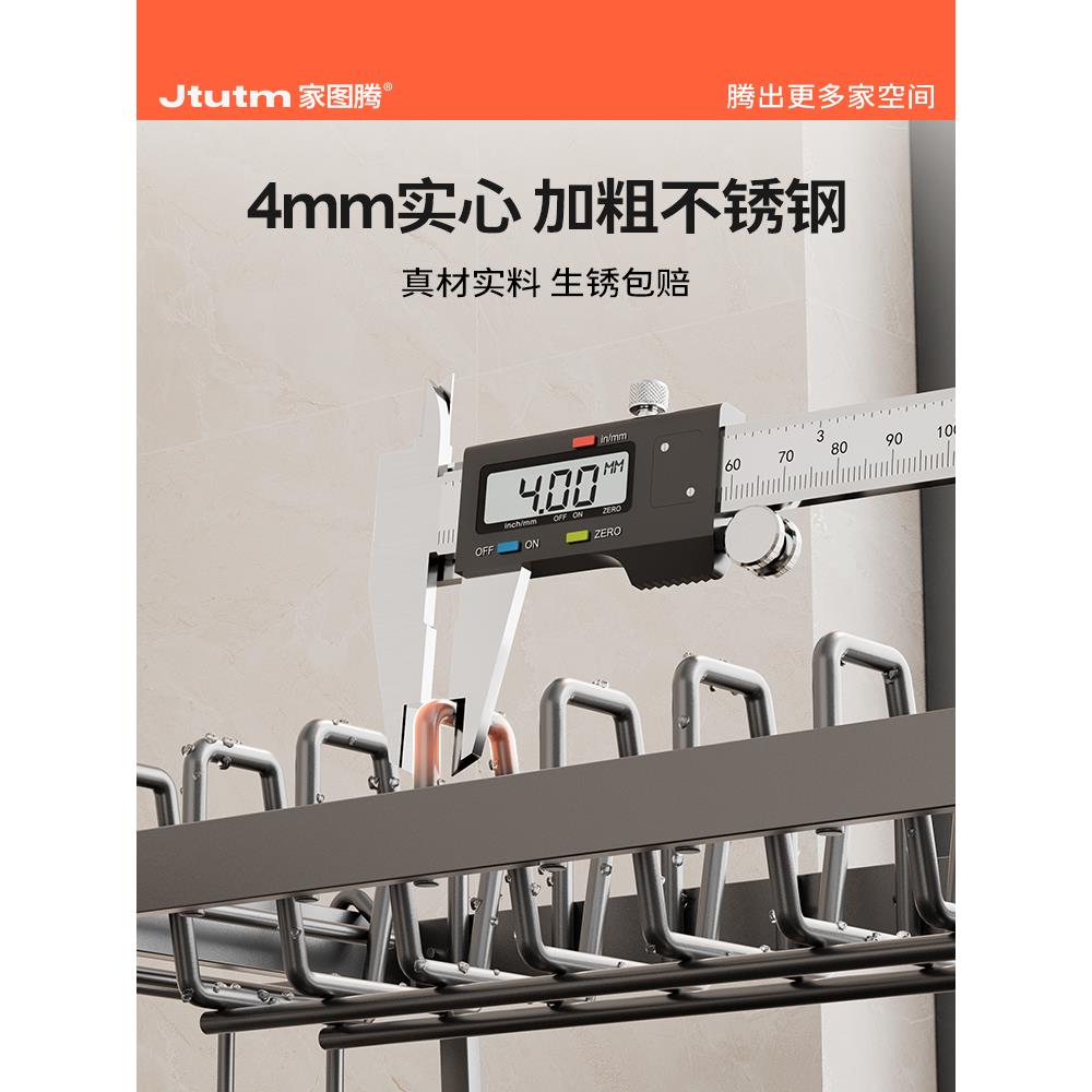 ?碗子碟收纳架水篮碗架沥碗盘碗筷不放碗盘双层新Fh($p#g#款锈钢