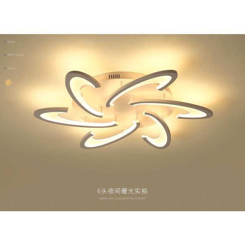 le吸顶灯现代约风车形艺客厅灯卧室灯室内8695照明大气术d灯具灯