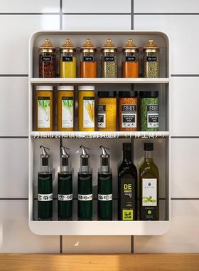 挂油调料置物架壁厨挂hgc10209房免打孔墙上件多层家用盐酱醋调味