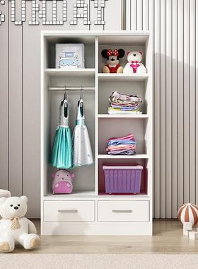 房9C儿童矮衣柜推门衣柜家用卧室简易出租14175用现代约简小拉户