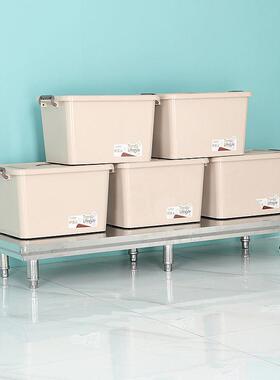 LKZ不锈钢台面米面架汤桶防支架潮洗碗机柜垫高灶架台加高置物架