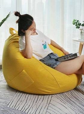 懒人沙发豆袋卧室RHF单人可榻米榻客厅小户型爱懒人地上沙发网红