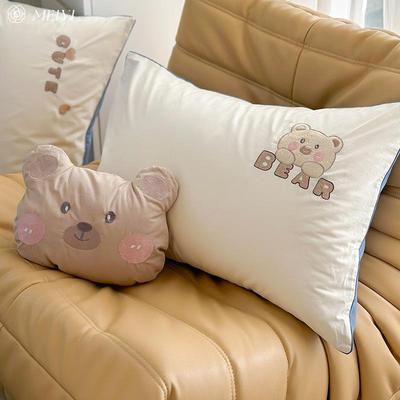 可爱慵懒水洗棉贴布绣四件套全棉被套超裸睡柔卡感通床上用YC9652