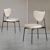 美式 奶中古风桌餐餐椅20TUG25新款 懒油人家用术感法式 桃艺心爱心