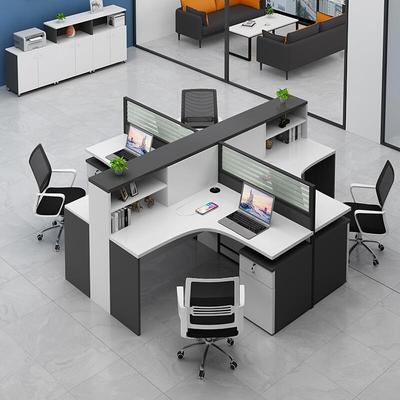 办公桌人位4人财XQK员务工组位屏风卡位职办公桌椅合6办公桌子办