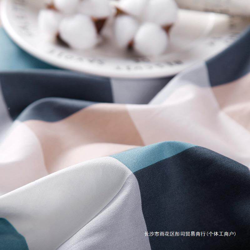 宿人舍纯上棉QZD三件学生套单被子褥子枕头一套初中生床单被套床