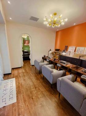 复古美甲桌式子美实木美甲台单人简约吸尘器MVK美套甲双桌椅装经