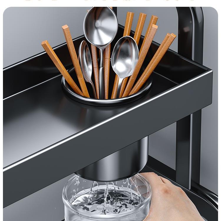 台厨房置F97JMT85物架置架多能调料品架厨房盐调味功罐收纳盒面调