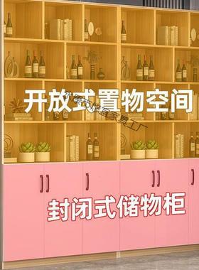 书柜家用玄关隔断简约客厅屏风展示做LJZ柜落地餐边储物酒柜柜现