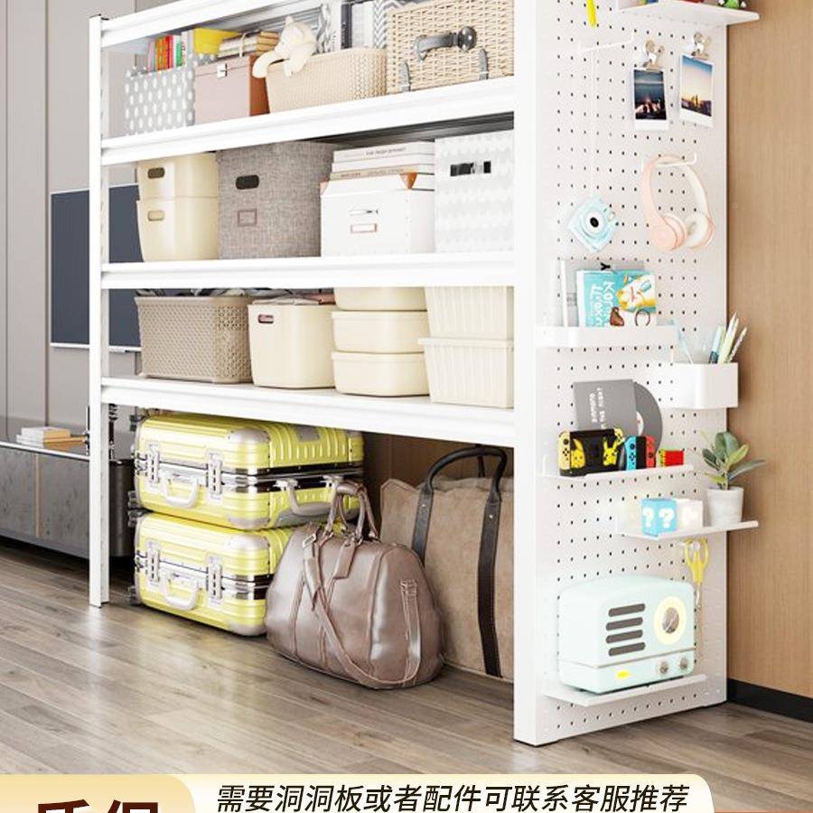 家用置物架库货架多厨房架箱子行李收纳架阳台储物层架985高脚仓