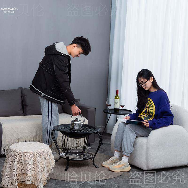 取暖炉炉炉子烧煤炭火烤火炉柴火取暖农村烧炭铸铁家用室内冬天