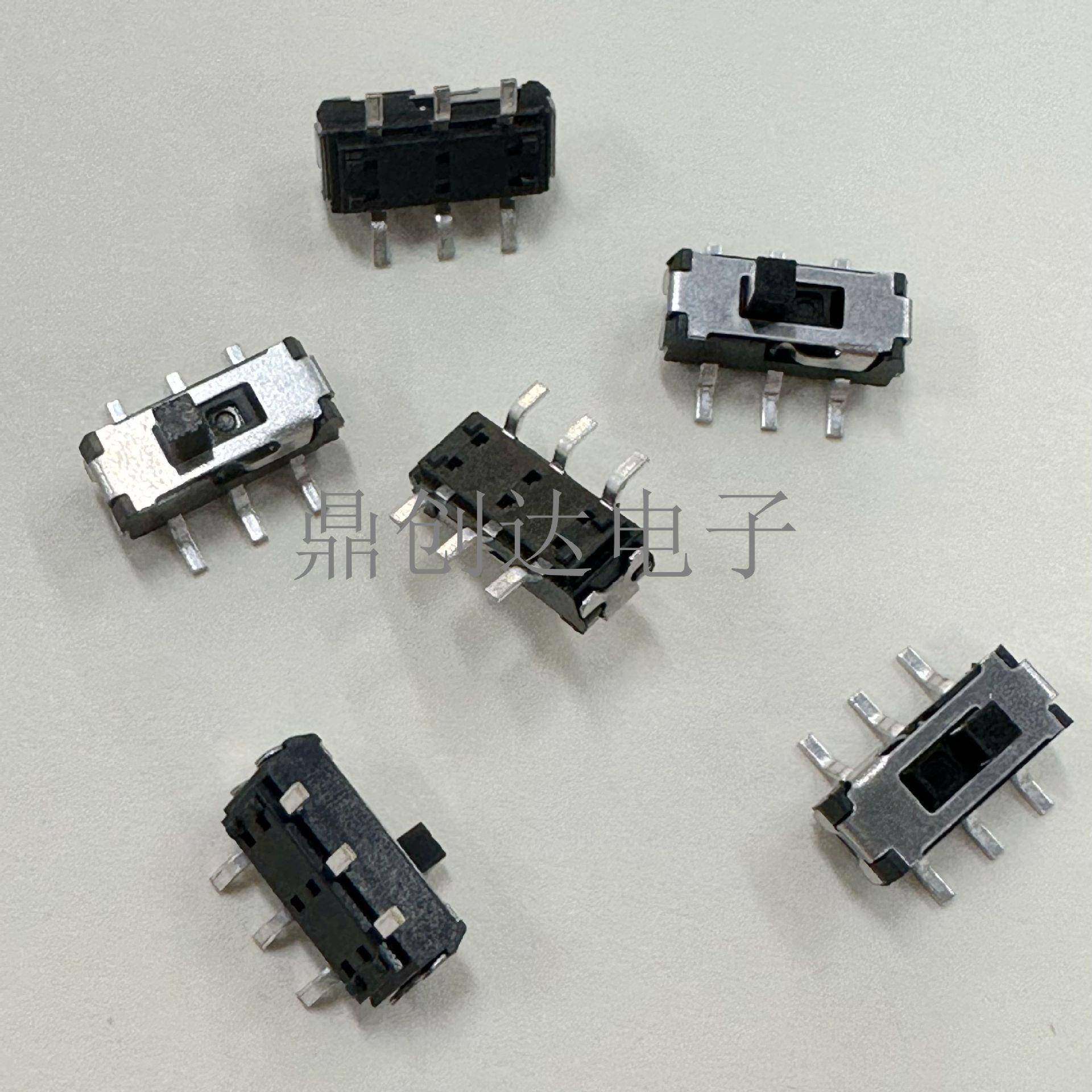 耐高温立式六脚拨脚两动开 微型档贴片QGP拨关动开关 双排六滑动,电子元器件市场,拨动开关,淘宝优惠券,粉丝福利购,淘宝优惠卷