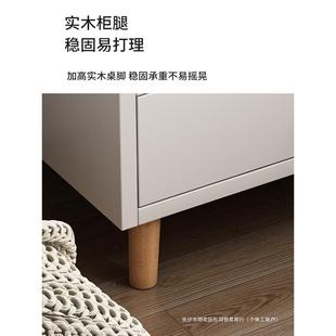 床头腿柜简约现代木储物柜小型简新易卧室家用201床头柜25款 床头