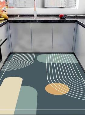 BD101345XDS水212满铺S厨房皮革地垫防防油耐脏防滑垫脚垫免洗vpc