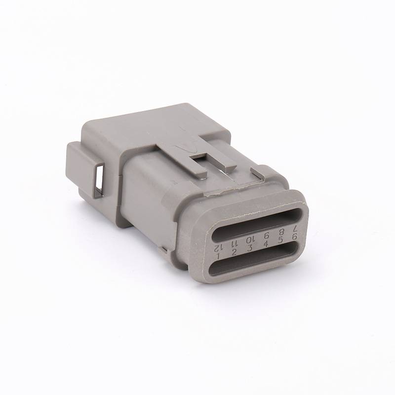 DT04-12P-E008德驰连接器汽车防水接插件德驰对接线束公母插头
