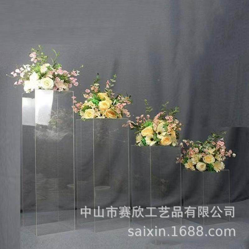 跨境引MBA道具酒店路庆场地布置水晶柱导光装饰明透四方亚克力摆,节庆用品/礼品,装扮布置套餐,淘宝优惠券,粉丝福利购,淘宝优惠卷