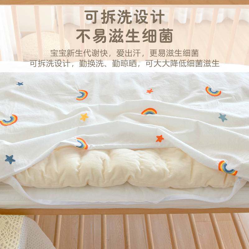 新生婴儿秋冬加厚褥子宝宝纯棉花床垫幼儿园儿童午睡床褥铺被