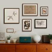 法式 559画卧 饰B 中古风客厅美斗画柜挂合式 复组古玄关餐厅边柜装