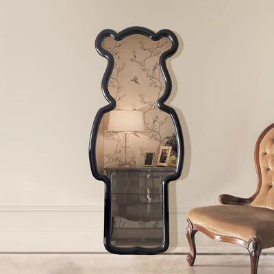 法衣帽间式欧式落地古镜穿衣镜复全身62260镜雕花壁挂贴墙家用试